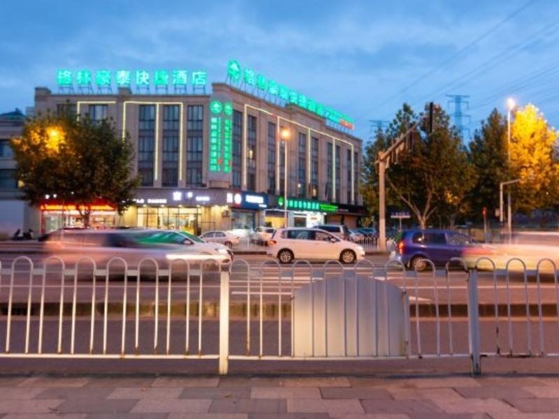 Greentree Inn Shanghai Minhang District Beiqiao Subway Station Express Hotel Luaran gambar